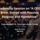 Dr. Shachindra Kumar Pandey to Attend Leadership Session on Business and Governance on April 29, 2026