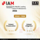 K&S Partners Earns Dual Gold Rankings and 15 Individual Recognitions in IAM Patent 1000 – 2026