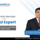 Dr. Goutam Bhattacharyya Appointed as Member of the Institutional Ethics Committee of ICMR-NICHR